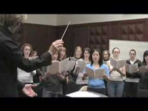 Eric Whitacre recording the Animal Crackers at USC