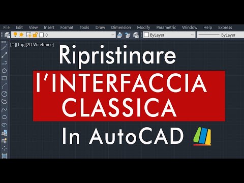 Restore Classic Interface from AutoCAD 2015 to 2024