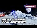 Destiny vs. Destiny 2: Shadowkeep Moon Comparison