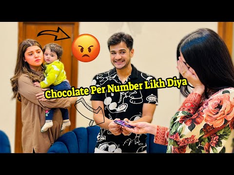 Chocolate Per Number Likh Kar Larki Ney Diya || Kanwal Full Gussa ma A Gai