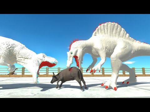 Two Albino Carnivores Deadly Trip - Animal Revolt Battle Simulator