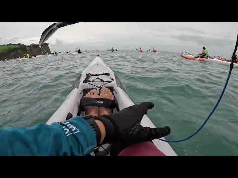 2023 Vaikobi Auckland King and Queen of the Harbour race - first wave start (waka, SUP and surfskis)