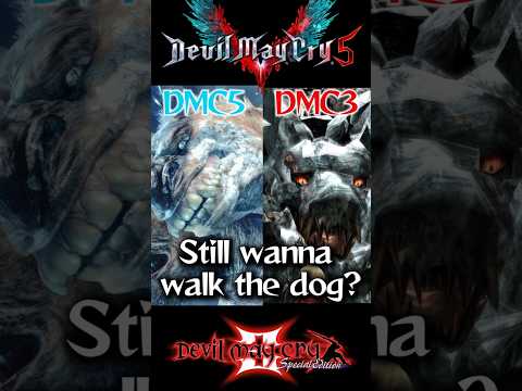 Dante Still Wants to Walk the Dog 🐶 | Cerberus Cutscene DMC3 vs DMC5 #dmc5 #dmc3
