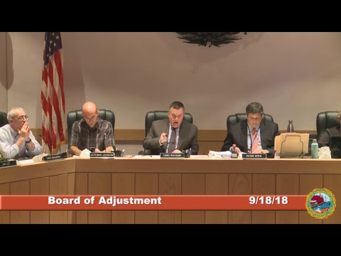 Board of Adjustment 9.18.2018