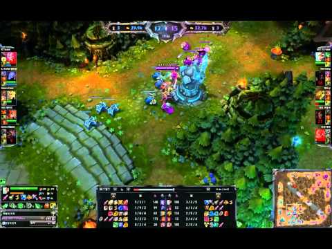 Season 4 SKT T1 Faker (Riven) vs CJ Entus Ambition (Ryze)