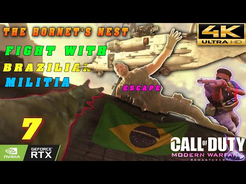 🔥The Hornet’s Nest | Intense Favela Escape Under Fire | MW2 Remastered – Mission 7:  (Full Gameplay)
