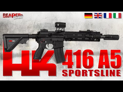 [Review] Cyma/Umarex HK416 A5 Sportsline 2022 S-AEG (Heckler & Koch) 6mm Softair - EN Subtitles