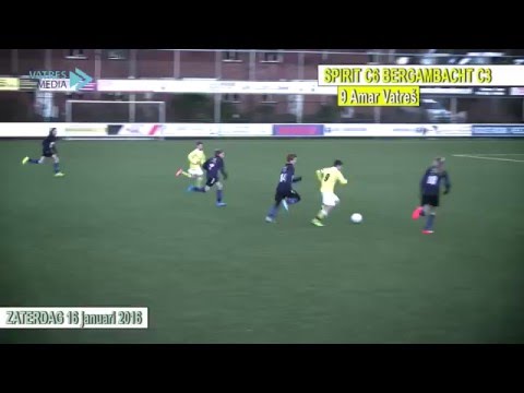 voetbalwedstrijd Spirit C6 Bergambacht C3 (Amar actie 1)