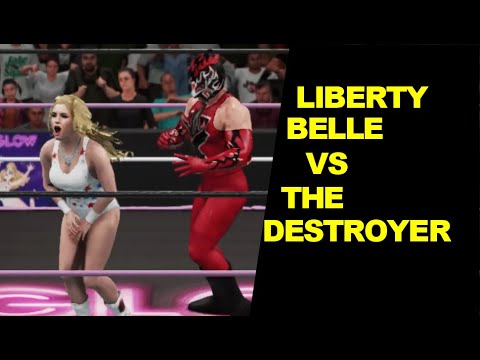 GLOW 1985 Liberty Belle vs Destroyer - Mixed Match