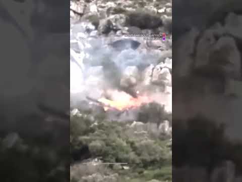 Pilots of firefighting helicopter survive crash in South Africa | AJ #shorts