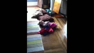 Miles and Maya playing