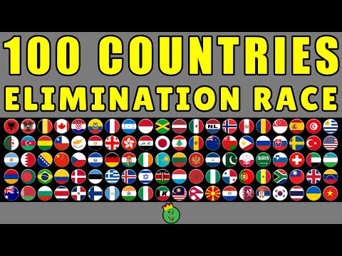 100 Countries Elimination Marble Race