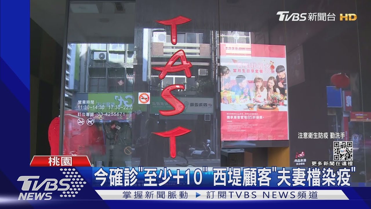 今確診「至少+10」　西堤顧客「夫妻檔染疫」