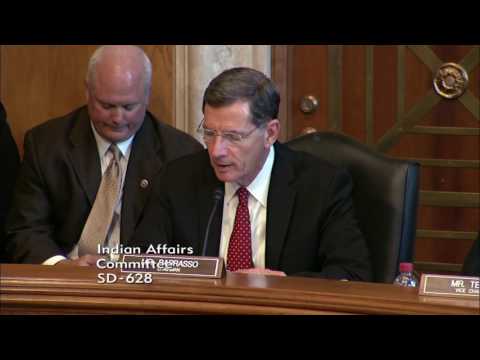 Chairman Barrasso's Opening Statement at Committee Legislative Hearing