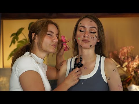 ASMR Mole Marking ASSESSMENT & Skin EXAMINATION + Cleaning🧼  Skin Searching for DEEP SLEEP ✨