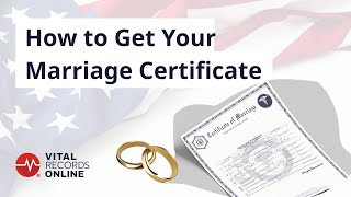 How to Get Your Marriage Certificate | VitalRecordsOnline
