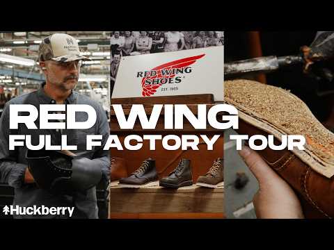 We Got an Exclusive Look Inside Red Wing’s American Boot Factory | Behind The Brand: Red Wing