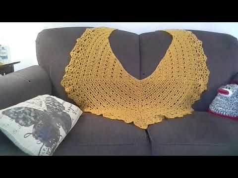 Crochet Eva shawl