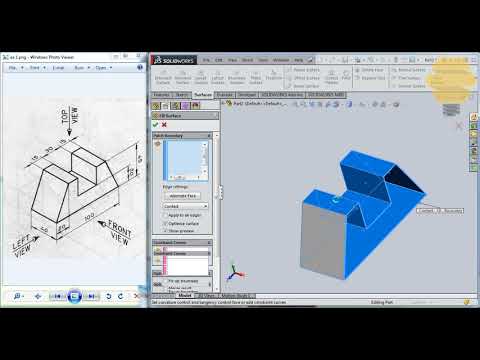SolidWorks Surface Beginners|Exercise 1|Practice session Tutorial