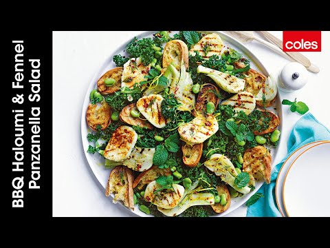 BBQ Haloumi & Fennel Panzanella Salad