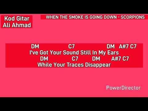 Chords Guitar When The Smoke Is Going Down - Scorpions