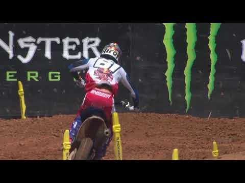Prado crash + Vialle pass - MXGP of Indonesia 2019