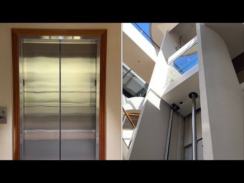 Awesome Scenic Vertrans Hydraulic Elevators @ The Atrium Building, Walnut Creek, CA