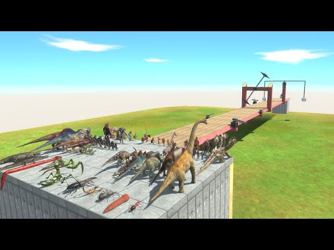 The Road of Deadly Rotators - Animal Revolt Battle Simulator