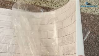 Kuchyňský panel ABS plast Mramorová cihla 3000x600mm 1,5mm