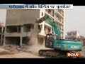 Faridabad municipal body runs demolition drive against illegal buildings