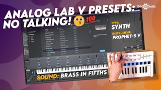 Video thumbnail for Arturia Analog Lab: NO TALKING...just Sounds. | Gear4music Synths & Tech by Gear4music Synths & Tech
