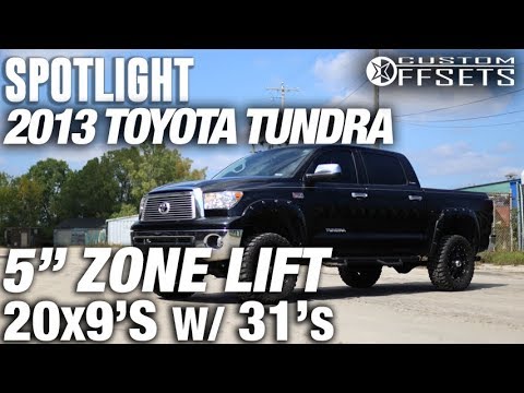 Spotlight - 2013 Toyota Tundra, 5" lift, 20x9 +30's, and 33's