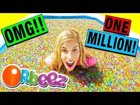1 MILLION ORBEEZ BATH DARE CHALLENGE! (WITH HUGE GIVEAWAY!!) Video