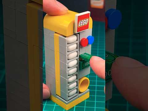 Working Lego Vending Machine with Safe! #lego