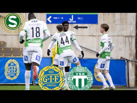 Höjdpunkter: GIF Sundsvall mot Västerås SK Superettan 2025 omgång 7