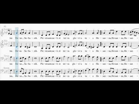 Sanctus - Messe de saint Jean (4Voix - Tutti)