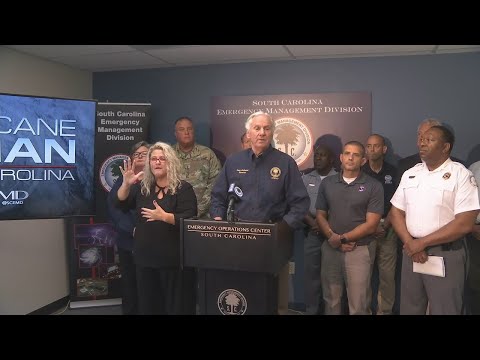 SC Gov McMaster gives update on Hurricane Dorian preparations
