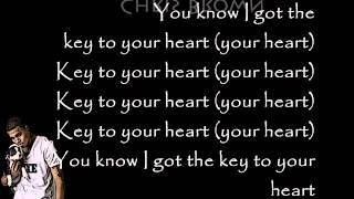 Chris Brown - Key 2 your heart (Lyrics on Screen)