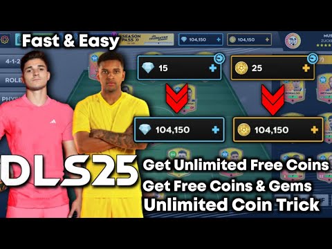 DLS 25 Trick!! | How to Get Unlimited Coins and Gems in Dream League Soccer 2025 | Free Coins