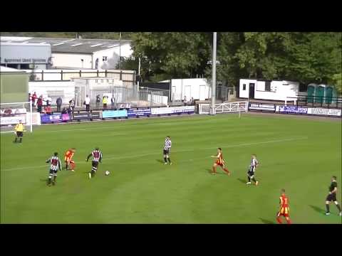 @RyWynterr "walks" into Coalville Captain Lee Miveld elbow