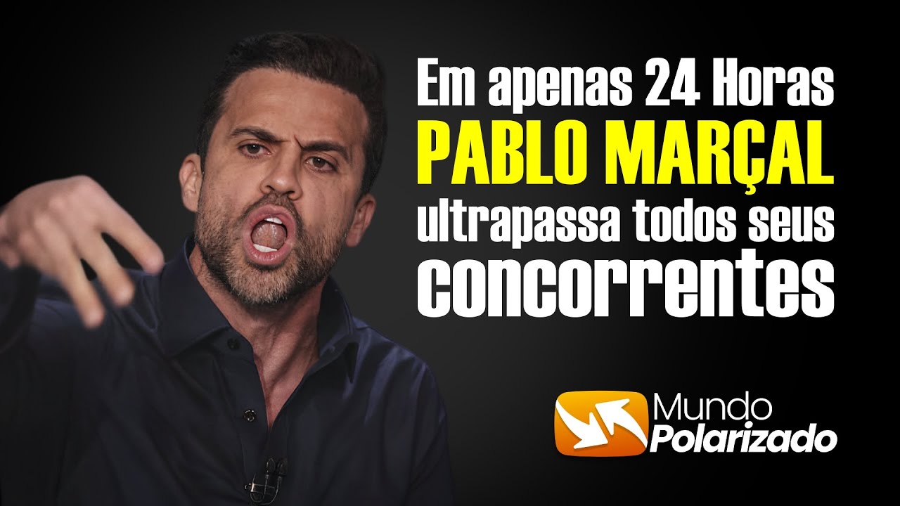 Em apenas 24 Horas, PABLO MARÇAL ultrapassou TODOS os seus CONCORRENTES
