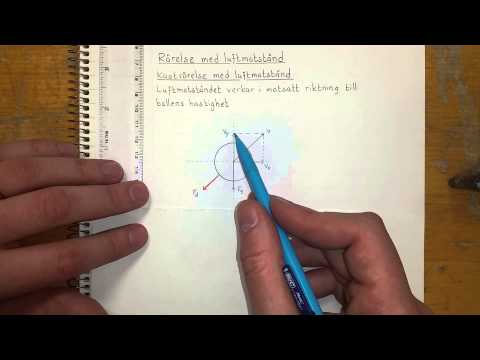 Fysik 3 Rörelse med luftmotstånd