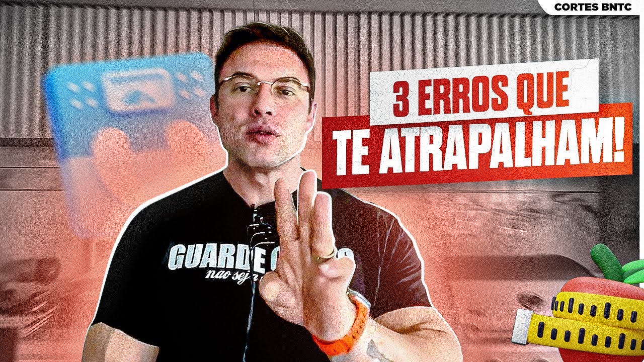 PRINCIPAIS ERROS que ATRAPALHAM seu EMAGRECIMENTO! | Muzy Explica