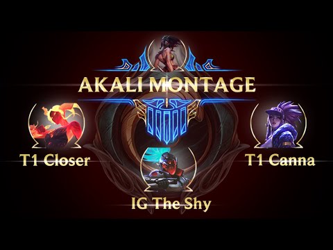 [LOL] Akali Montage / 아칼리 매드무비 (feat. T1 Closer, IG The Shy, T1 Canna)