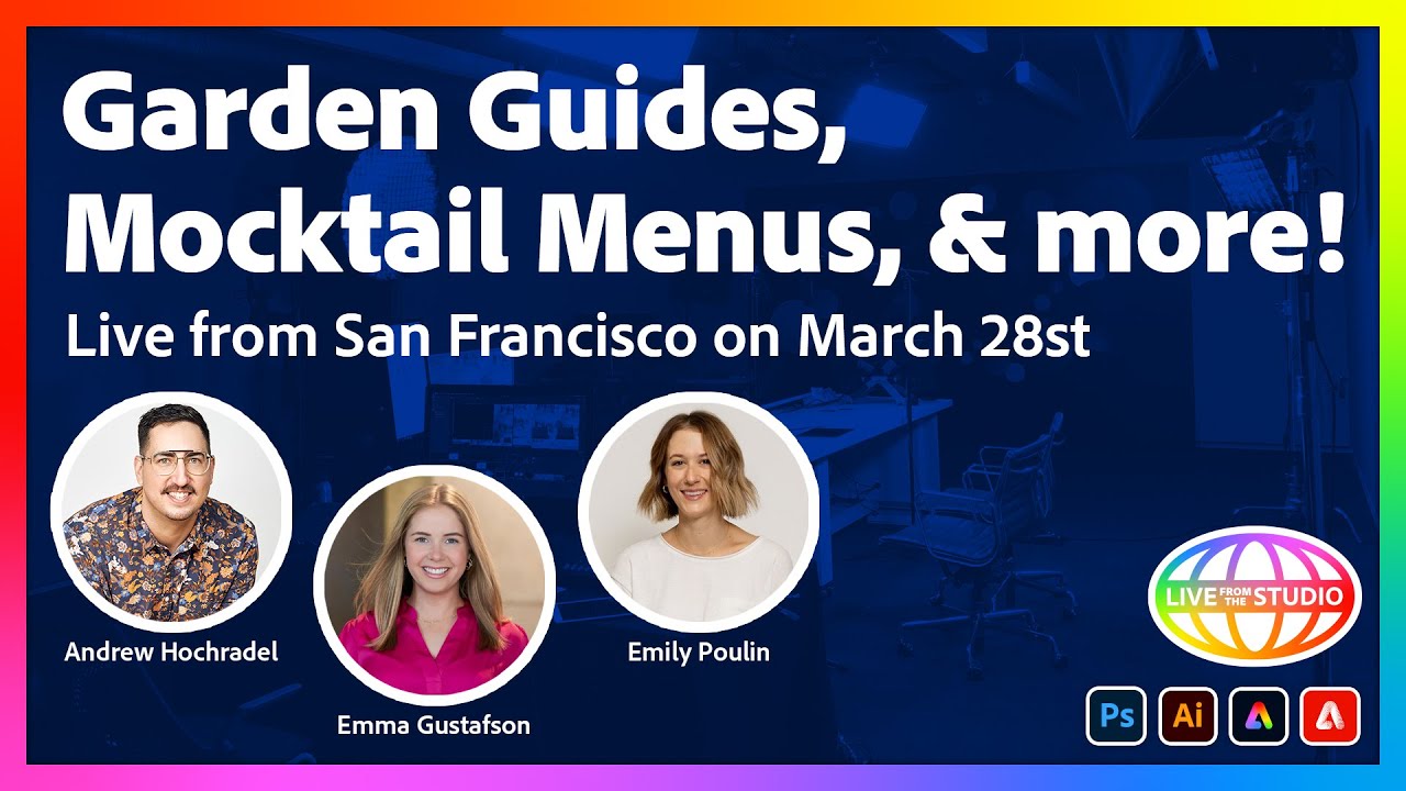 Gardening Guides, Mocktail Menus, and more! - Live From San Francisco on March 28th