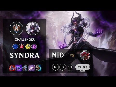 Syndra Mid vs Katarina - EUW Challenger Patch 10.15