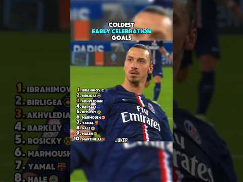 COLDEST EARLY CELEBRATION GOALS
