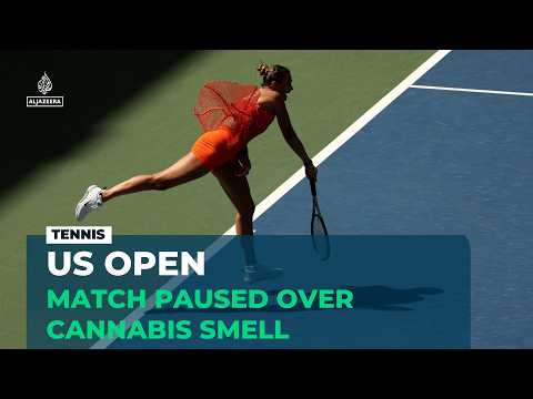 Cannabis smell halts Sabalenka's US Open win as Alcaraz advances