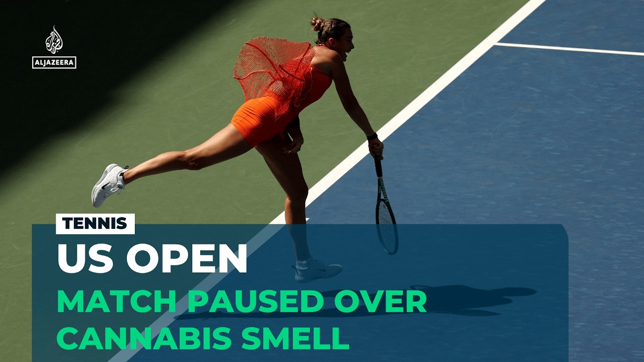 Cannabis smell halts Sabalenka's US Open win as Alcaraz advances