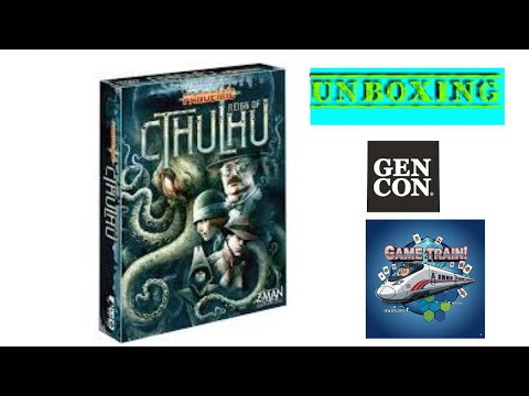 Unboxing: Reign of Cthulhu and a Game Train shout out!